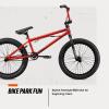image:imageMongoose Legion Kids Freestyle BMX Bike Intermediate Rider Boys and Girls Bikes 20Inch Wheels HiTen Steel Frame Micro Drive 25x9T BMX GearingRed