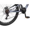 image:imageMongoose Status Mountain Bike 275 Inch Bike for Men and Women 21 Speed Aluminum Suspension Frame Steel Rear Triangle Dual Suspension Knobby Mountain Tires Mechanical Disc Brakes Adult BicycleSlate Blue