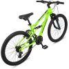 image:imageMongoose Status Mountain Bike 275 Inch Bike for Men and Women 21 Speed Aluminum Suspension Frame Steel Rear Triangle Dual Suspension Knobby Mountain Tires Mechanical Disc Brakes Adult BicycleYellow