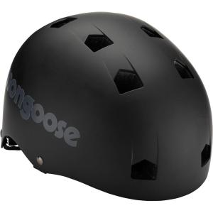 image:imageMongoose All Terrain Kids Bike Helmet Ages 58 3in1 Multisport Compatible Lightweight Microshell 10 Air Vents Adjustable Fit Internal Pads BMX Bike Helmet for KidsBlack