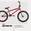 image:imageMongoose Legion BMX Bike HiTen Steel Frame 25x9T 36x16T or 40x16T GearingRed
