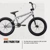 image:imageMongoose Legion BMX Bike HiTen Steel Frame 25x9T 36x16T or 40x16T GearingSilverL18