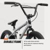 image:imageMongoose Legion BMX Bike HiTen Steel Frame 25x9T 36x16T or 40x16T GearingSilverL18